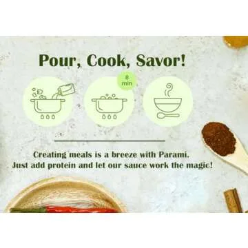 Parami Thai Curry Sauce Size 16 OZ (Gluten Free, Dairy Free, Nut Free) (Pack of 3, Red)