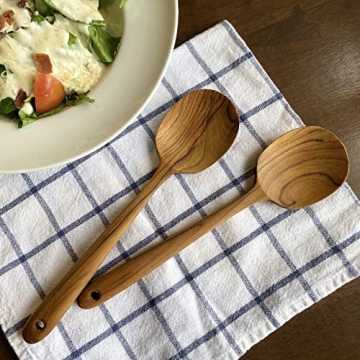 Buy FAAY Teak Serving Spoons - Handcrafted Kitchen Essentials