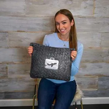 EverSnug Premium Travel Blanket Pillow For Cozy Traveling