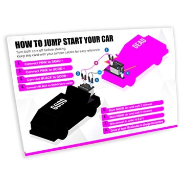 Pretty Pink Jumper Cables - Perfect for Teen Girls