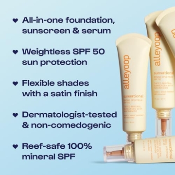 Alleyoop Sunsational Tinted Moisturizer SPF 50 for All Skin Types