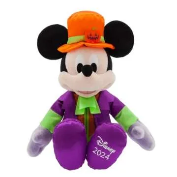 Disney Store Official Mickey Halloween Plush – Medium 15 Inch, Halloween Plushie, Halloween Decora...