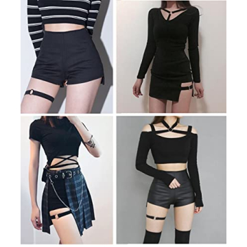 Stylish BSJIA Women's Asymmetrical Cut Out Skirt for Parties