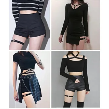 Stylish BSJIA Women's Asymmetrical Cut Out Skirt for Parties