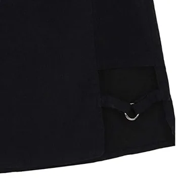 Stylish BSJIA Women's Asymmetrical Cut Out Skirt for Parties