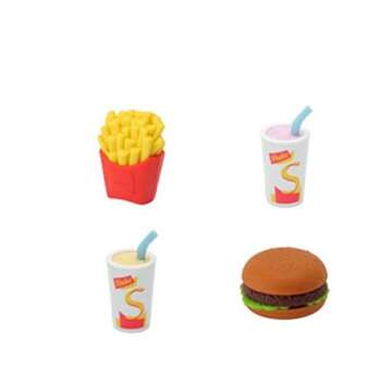 25 Fun Food Erasers for Kids - Puzzle Toys Collection