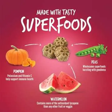 Fruitables Skinny Minis Grain Free Soft Treats for Dogs | Watermelon Flavor | 5 Ounces (2607)