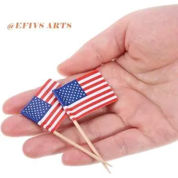 American Toothpick Flag Toppers for Celebratory Events
