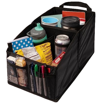 Lusso Gear Car Seat Organizer w/Cup Holders - Back & Front Seat Organizer for Car Seats, Truck & Van...