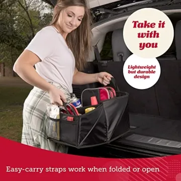 Lusso Gear Car Seat Organizer with Cup Holders