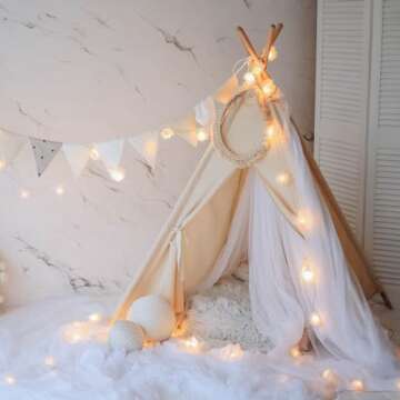 Romasaty 25FT Outdoor White String Lights with 27 Clear Bulbs, G40 Globe Patio String Lights for Indoor/Outdoor, Connectable Hanging Lights for Backyard Porch Balcony Party Decor - White Wire