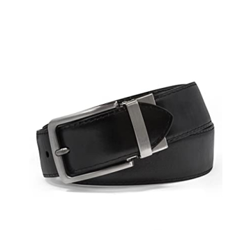 Steve Madden Men's Reversible Leather Belt - Versatile Style