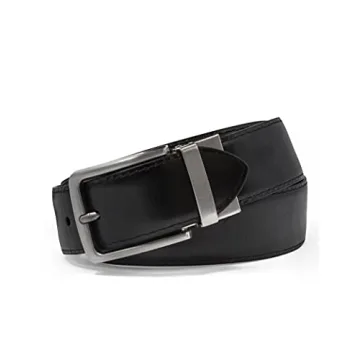 Steve Madden Men's Reversible Leather Belt - Versatile Style