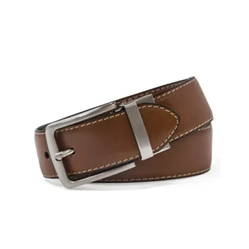 Steve Madden Men's Reversible Leather Belt - Versatile Style
