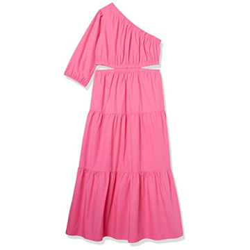 The Drop Women's April One Shoulder Cut-Out Dress
