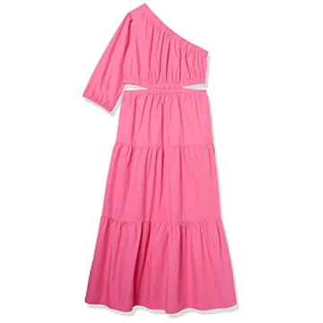 The Drop Women's April One Shoulder Cut-Out Dress