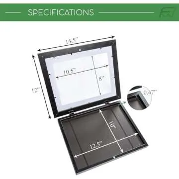 FrameWorks Pink Wooden Kids Art Frame for Creative Display