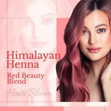 Hair Bloom | Natural Red Hair Color | Henna w/Mixed Himalayan Herbs Hair Color Powder | 12 Individual Sachets (10 gm each) | Reusable Brush & Tray Included | Shiny & Smooth Hair by Pride of India