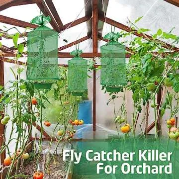 Qualirey 18 Pcs Ranch Fly Trap for Effective Fly Control