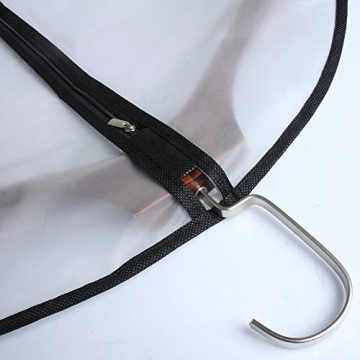 Breathable Black Garment Bags for Dust-Free Clothes Storage