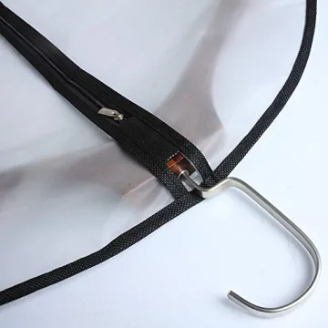 Breathable Black Garment Bags for Dust-Free Clothes Storage