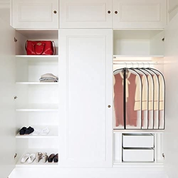 Breathable Black Garment Bags for Dust-Free Clothes Storage