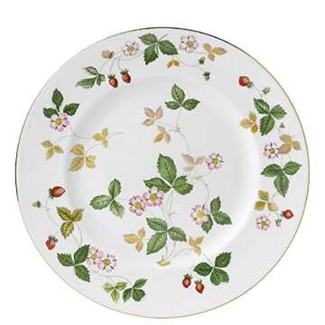 Wild Strawberry Wedgewood Fine Bone China Dinner Plate 10.75” - Exquisite Craftsmanship for Every ...