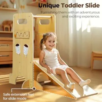 JUZBOT Toddler Tower 4 in 1 Adjustable Kitchen Helper