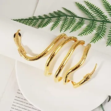 choice of all Bendable Snake Necklace Gold Snake Jewelry for Women Snake Necklace Earrings Bracelet Punk Gothic Jewelry Gifts Stocking Stuffers