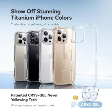 Crystal Clear CASEKOO iPhone 16 Pro Max Case