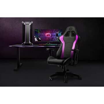 Cooler Master Caliber R1 Gaming Chair for Computer Game, Office and Racing Style Gamer, Comfy Ergono...