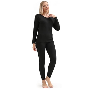 PISIQI Ultra-Soft Thermal Underwear Set for Women