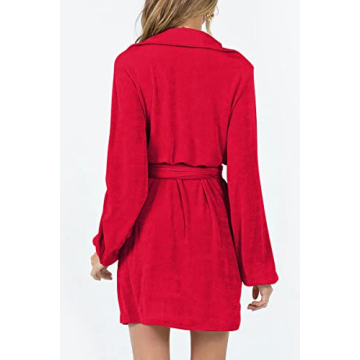 LILLUSORY Women's Deep V Neck Mini Dress for Fall Events