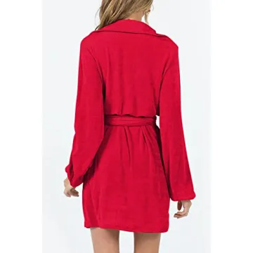 LILLUSORY Women's Deep V Neck Mini Dress for Fall Events