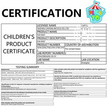 PLAY 10 Baby Play Mats for Floor, Foam Play Mat, Interlocking Foam Tiles City Road Track Puzzle Mat 9 Pieces