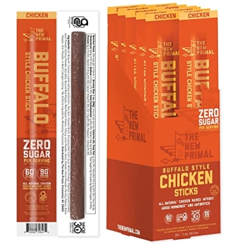 Buffalo Chicken Sticks - Keto Friendly High Protein Snack