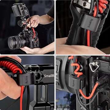 SmallRig Camera Clamp Set for HDMI and SDI Cables.