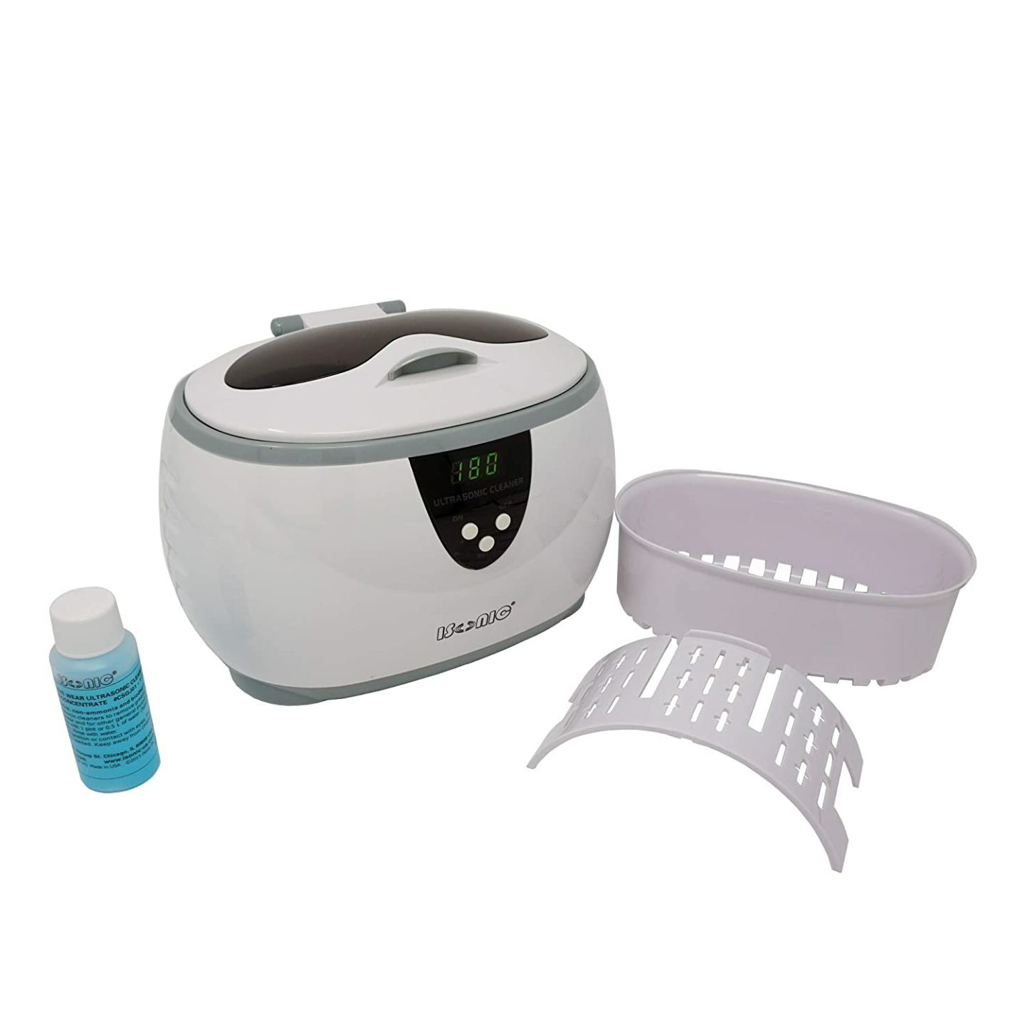 iSonic D3800A Ultrasonic Cleaner for Jewelry & Eyewear