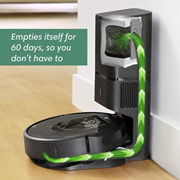 iRobot Roomba i7+ Smart Robot Vacuum Self-Emptying Base
