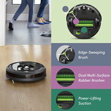 iRobot Roomba i7+ Smart Robot Vacuum Self-Emptying Base
