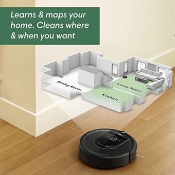 iRobot Roomba i7+ Smart Robot Vacuum Self-Emptying Base