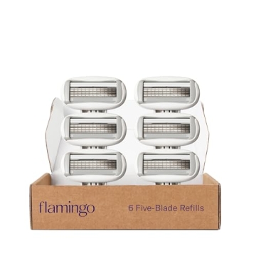 FLAMINGO Women's Razor 5-Blade Refills for Smooth Shaves