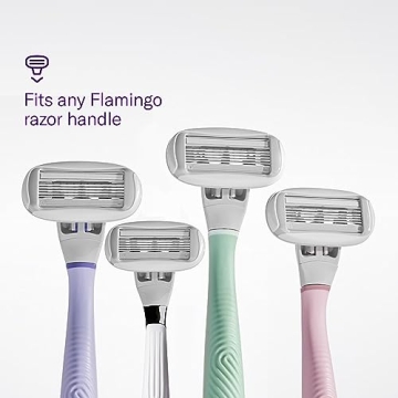 FLAMINGO Women's Razor 5-Blade Refills for Smooth Shaves