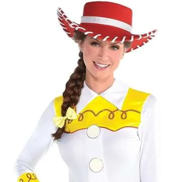 Party City Jessie Costume for Women - Disney Pixar Toy Story Costume Includes Jumpsuit & Hat - Costumes for Halloween, Birthday Parties & Themed Events