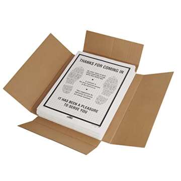 SSWBasics 17" x 22" Disposable Floor Mats for Vehicles