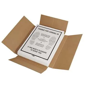 SSWBasics 17" x 22" Disposable Floor Mats for Vehicles