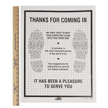 SSWBasics 17" x 22" Disposable Floor Mats for Vehicles