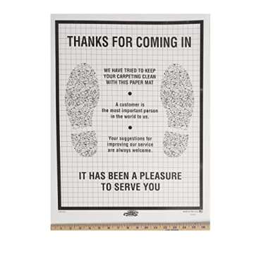 SSWBasics 17" x 22" Disposable Floor Mats for Vehicles