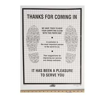 SSWBasics 17" x 22" Disposable Floor Mats for Vehicles