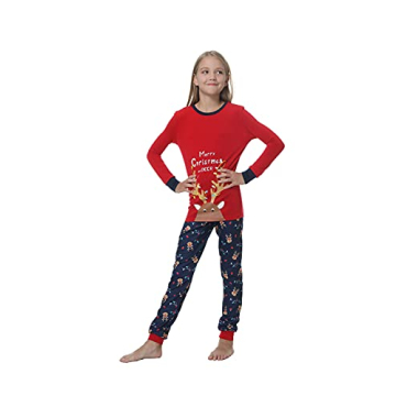 VENTELAN Matching Family Christmas Pajamas Set Online